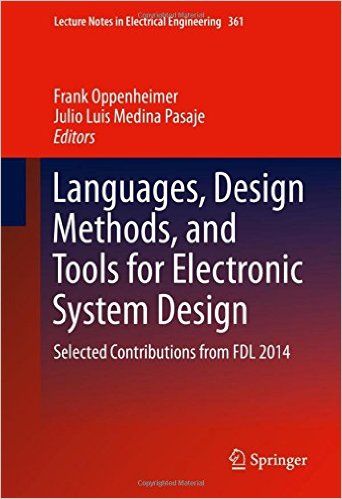 Großformat des Buches: Languages, Design Methods, and Tools for Electronic System Design
