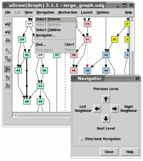 graph navigation interface