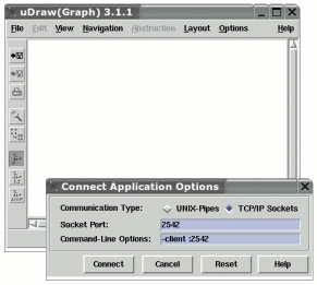 Connecting grapheditor via sockets